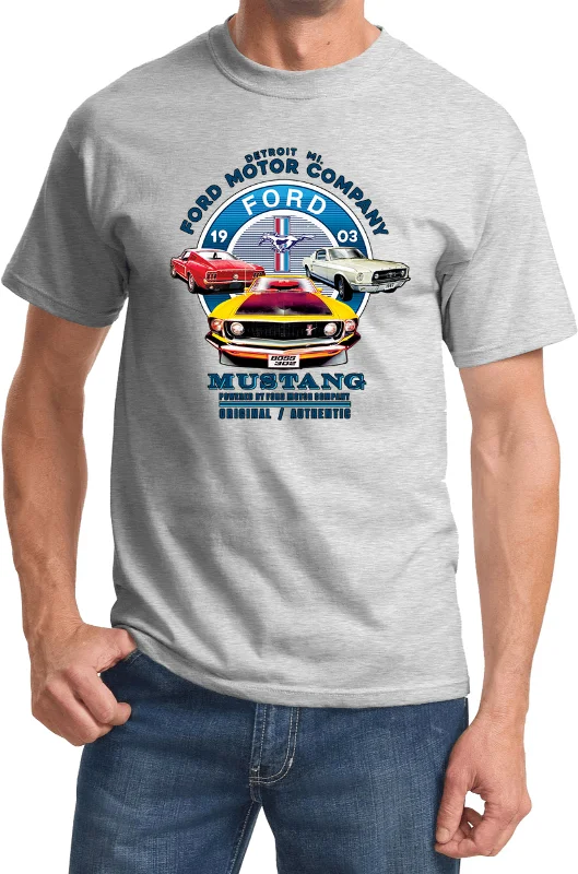 One-DAY Sale Ford Mustang Vintage Collage Shirt