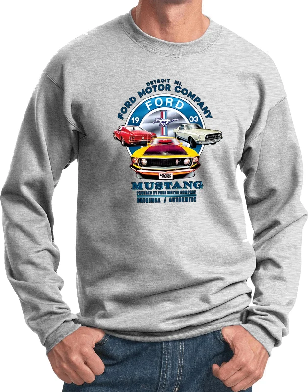 Special Savings Ford Mustang Vintage Collage Sweatshirt