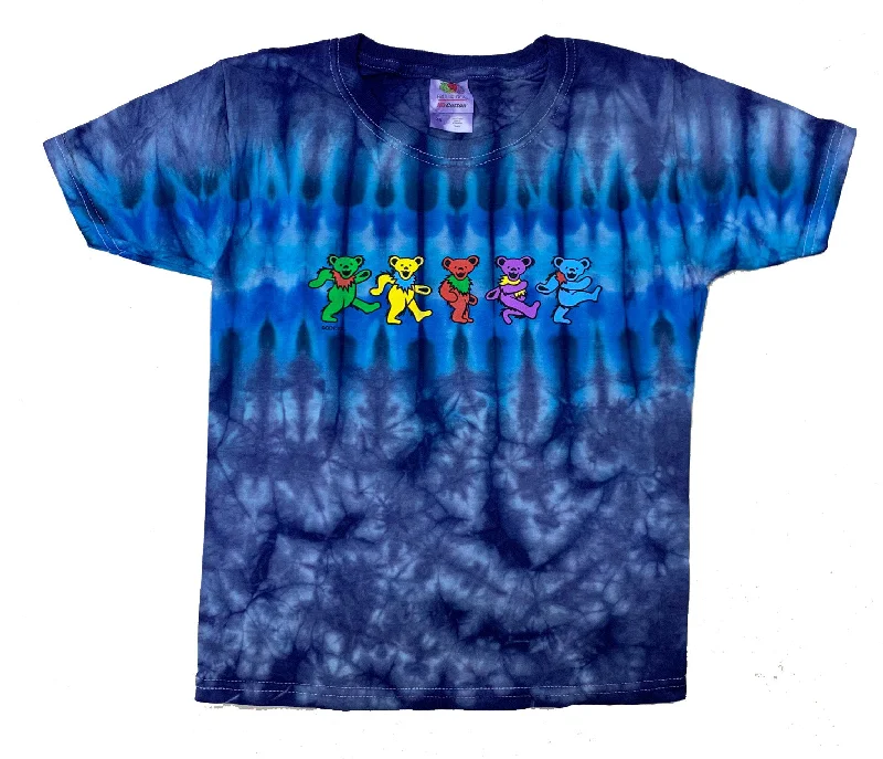 Deal Dash Grateful Dead Kids T-Shirt Dancing Bears Tie Dye Tee