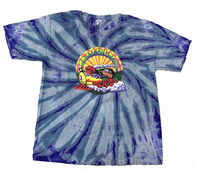 YEAR-End Sale Grateful Dead Kids T-Shirt GD Train Tie Dye Tee