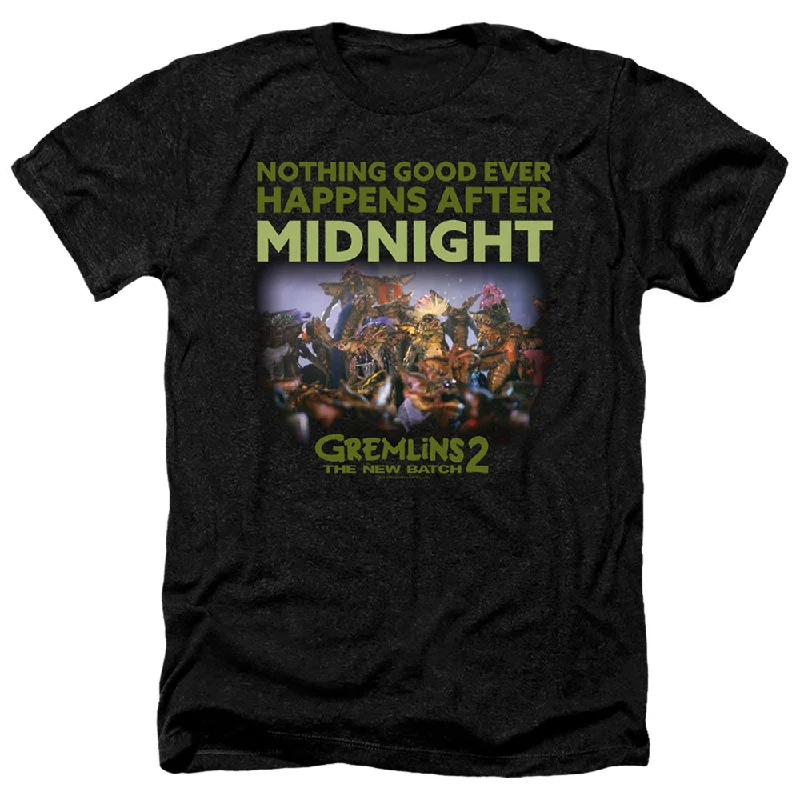Lowest Price Gremlins 2 Heather T-Shirt After Midnight Black Tee