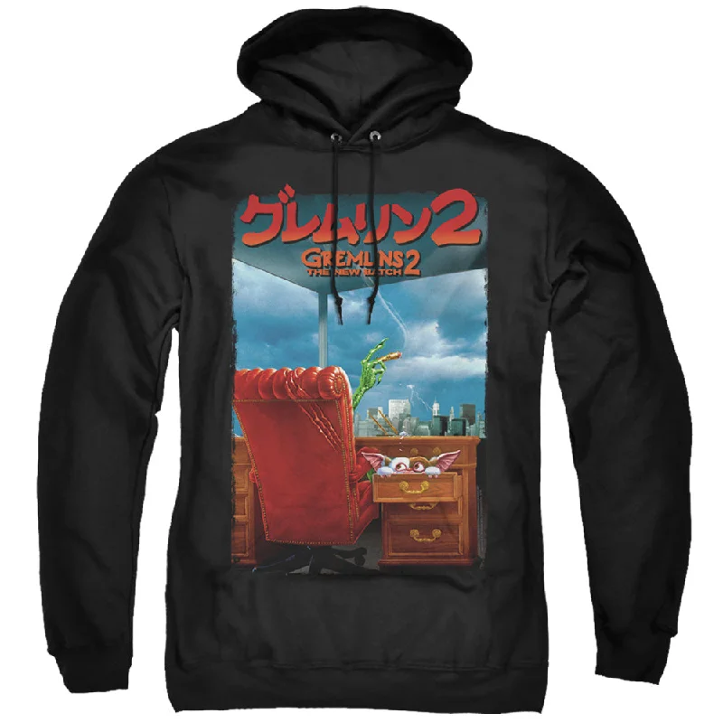 Overstock Gremlins 2 Hoodie Japanese Poster Black Hoody