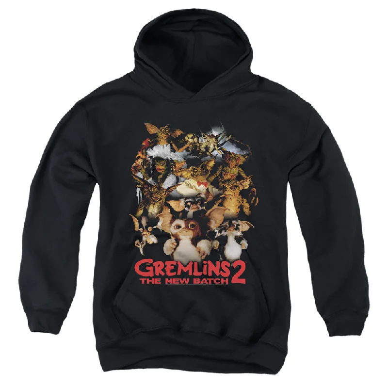YEAR-End Clearance Gremlins 2 Kids Hoodie Mogwai Crew Black Hoody