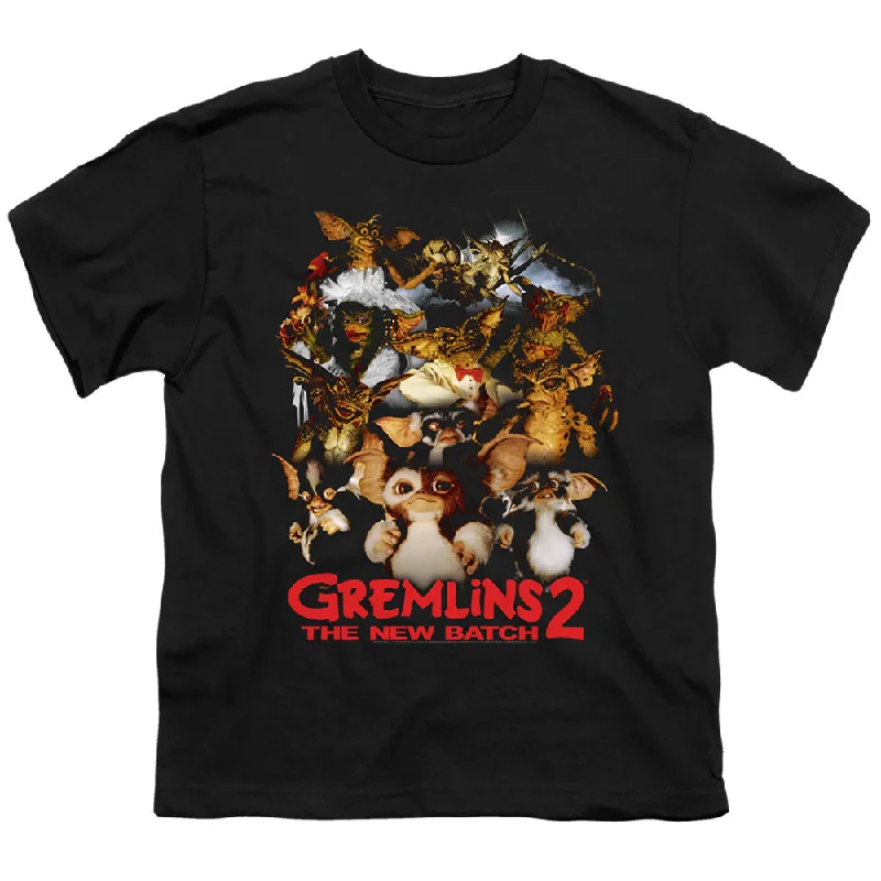 Best Deals Gremlins 2 Kids T-Shirt Mogwai Crew Black Tee