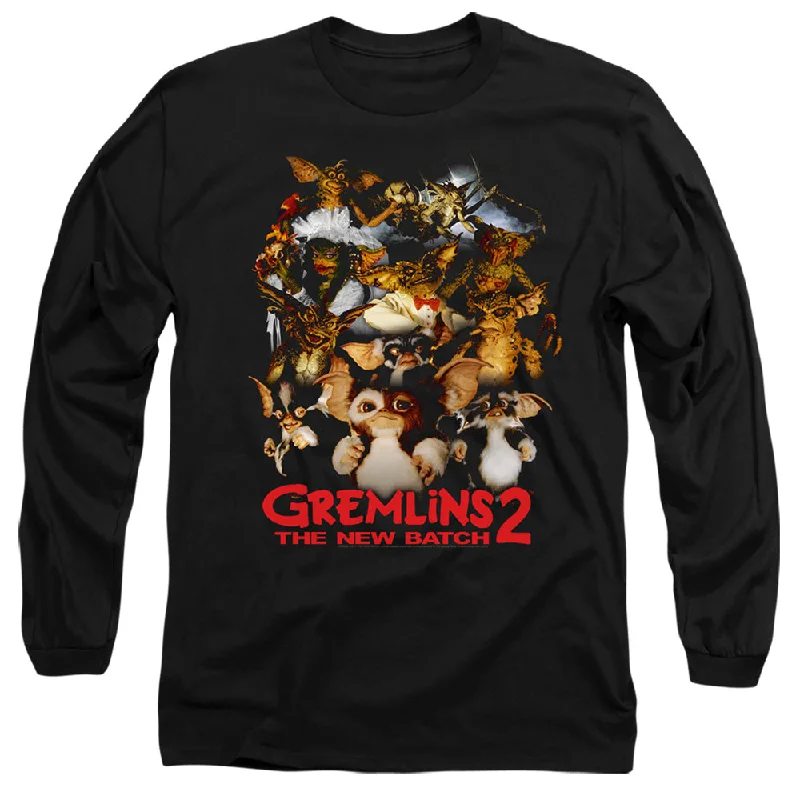 Take Advantage Gremlins 2 Long Sleeve T-Shirt Mogwai Crew Black Tee