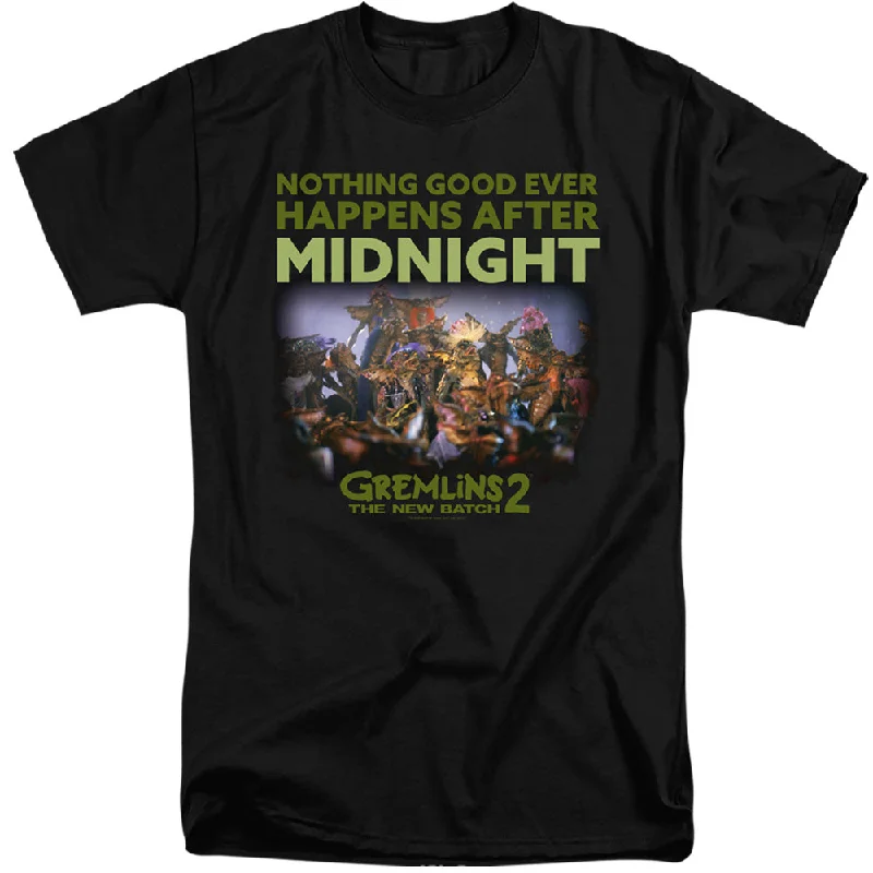Markdowns Gremlins 2 Tall T-Shirt After Midnight Black Tee