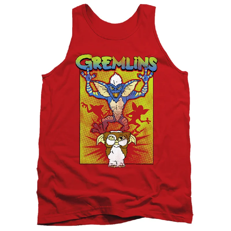 Limited Time Gremlins 2 Tanktop Gizmo's Afraid Red Tank