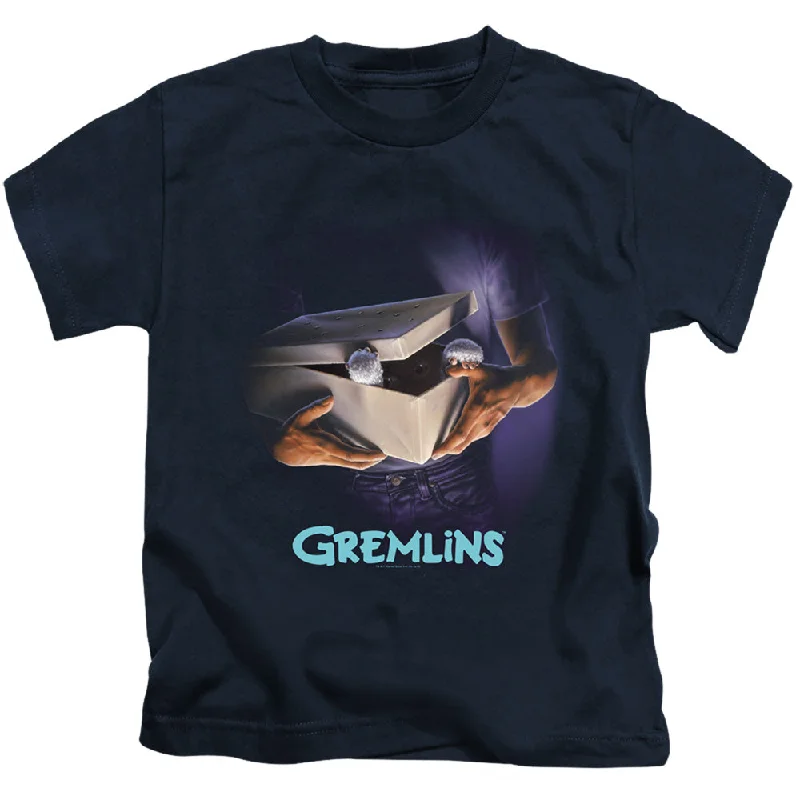 Can't Miss Gremlins Boys T-Shirt Movie Poster Navy Tee