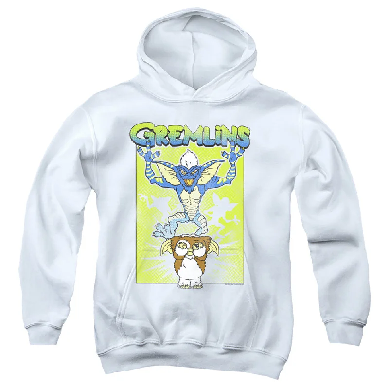 Mega Sale Gremlins Kids Hoodie Scared Gizmo White Hoody