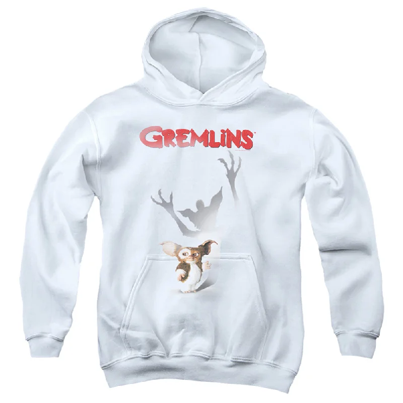 Deal Dash Gremlins Kids Hoodie Shadow Poster White Hoody