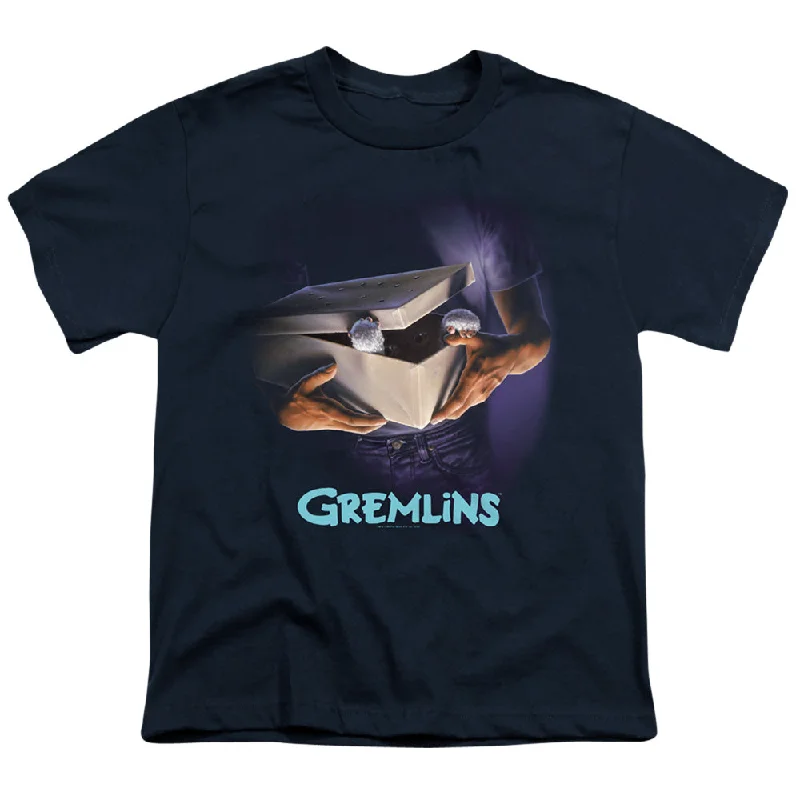 Early Access Gremlins Kids T-Shirt Movie Poster Navy Tee