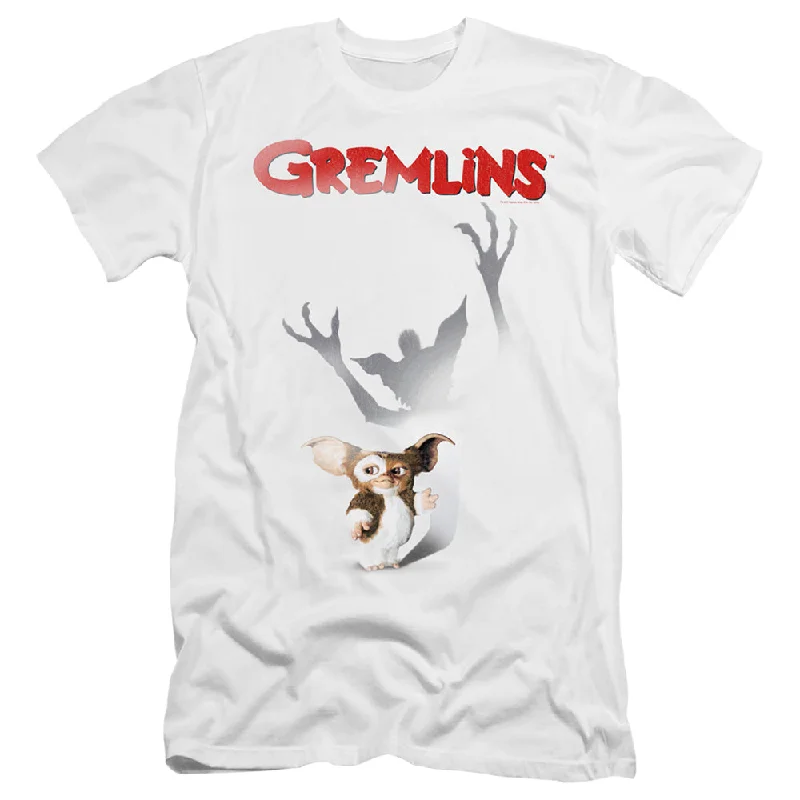 Exclusive Savings Gremlins Premium Canvas T-Shirt Shadow Poster White Tee