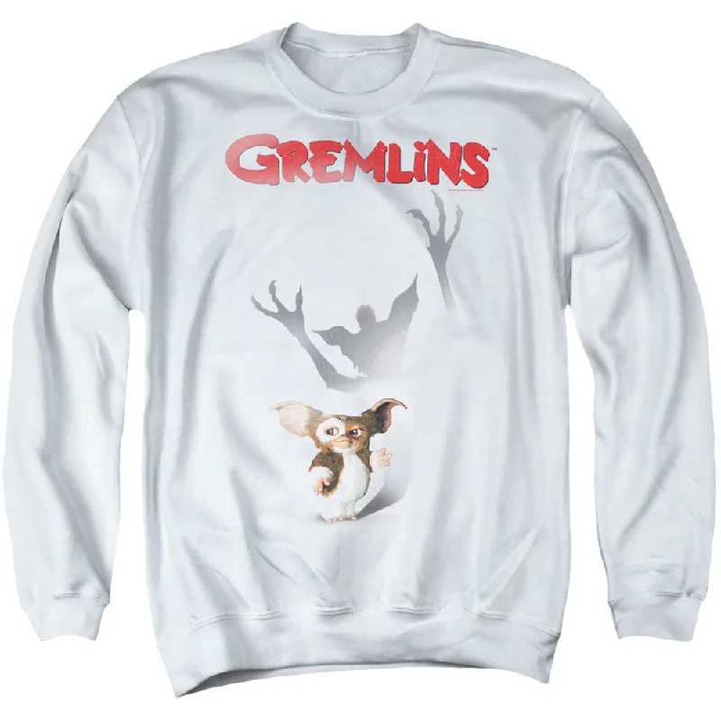 Deep Discounts Gremlins Sweatshirt Shadow Poster White Pullover
