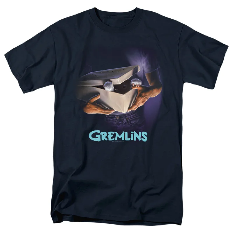 Closeout Gremlins T-Shirt Movie Poster Navy Tee