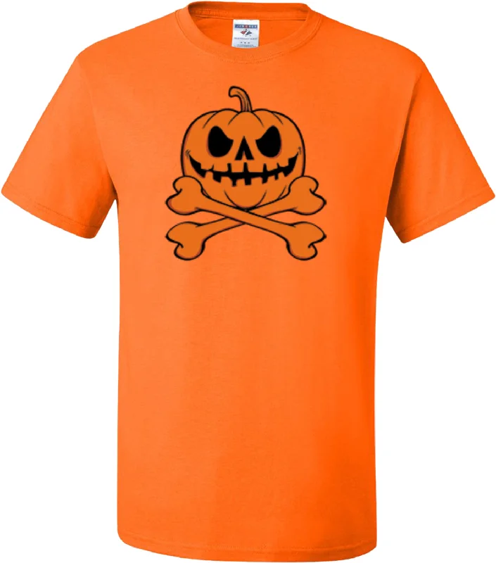 Special Promotion Halloween Pumpkin Skeleton Tall T-shirt