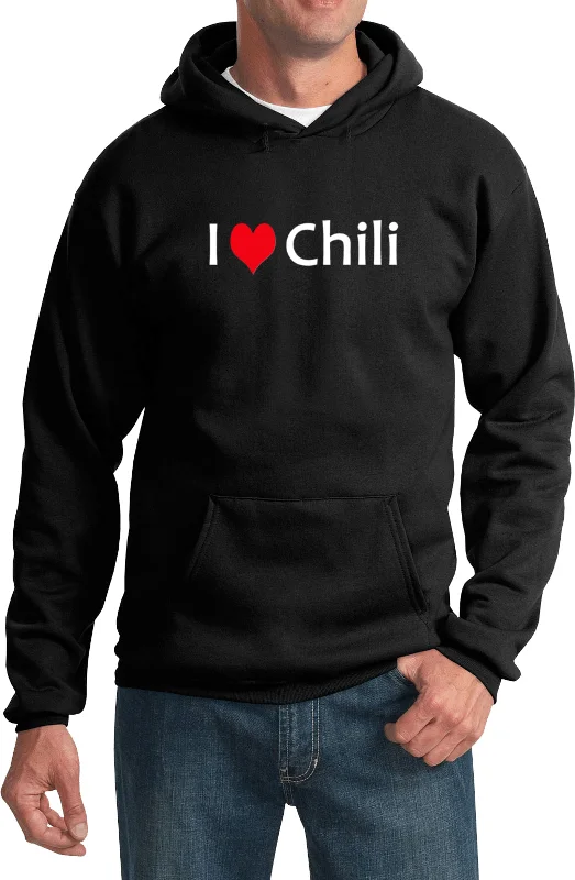 Discount Extravaganza I Love Chili Hoodie