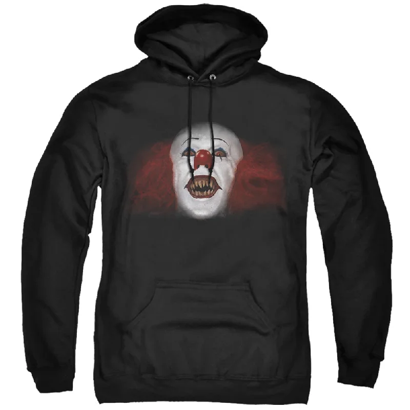 Seasonal Clearance IT Movie Hoodie Pennywise Fangs Photo Black Hoody