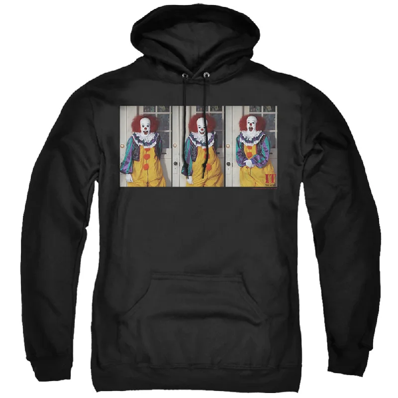Unmissable Offer IT Movie Hoodie Pennywise Photos Collage Black Hoody