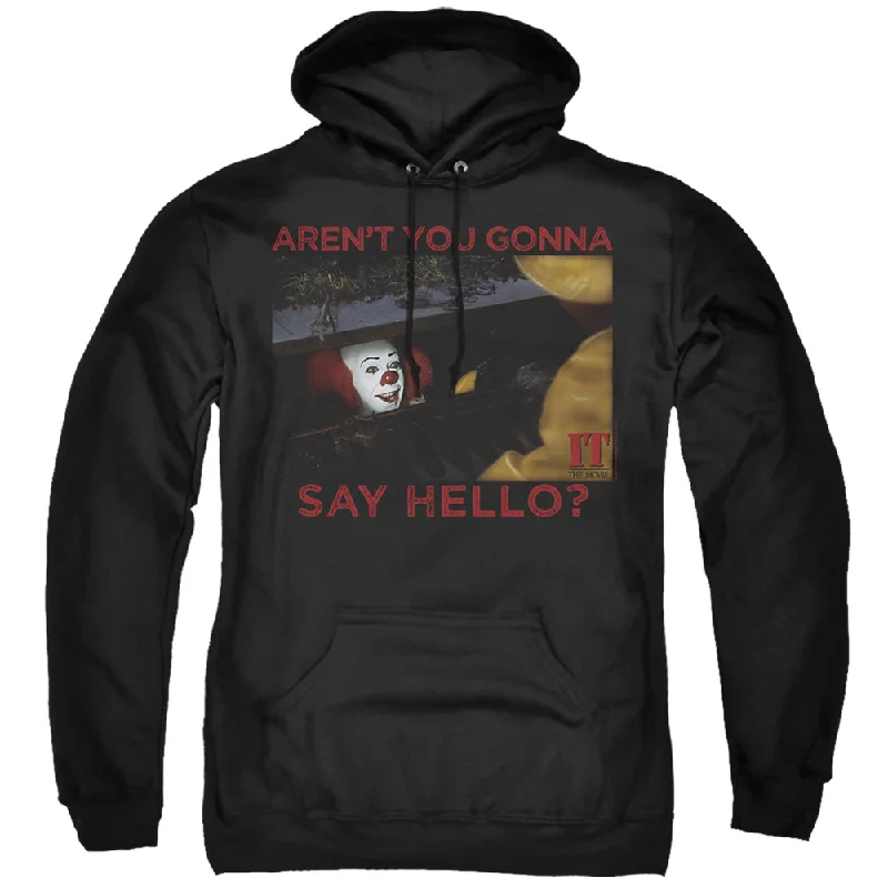 Unbeatable Prices IT Movie Hoodie Say Hello Black Hoody