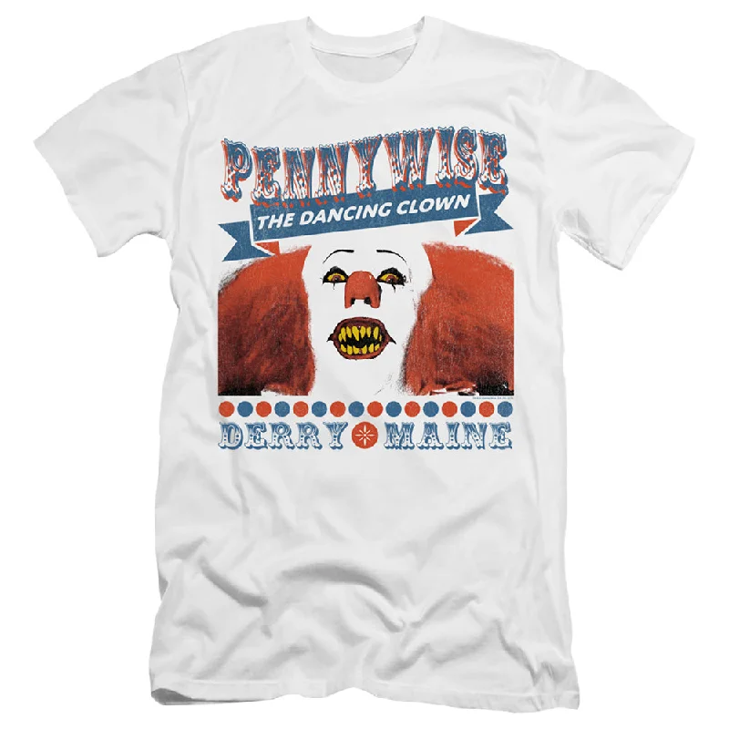 Today’s Special IT Movie Premium Canvas T-Shirt Pennywise The Dancing Clown White Tee