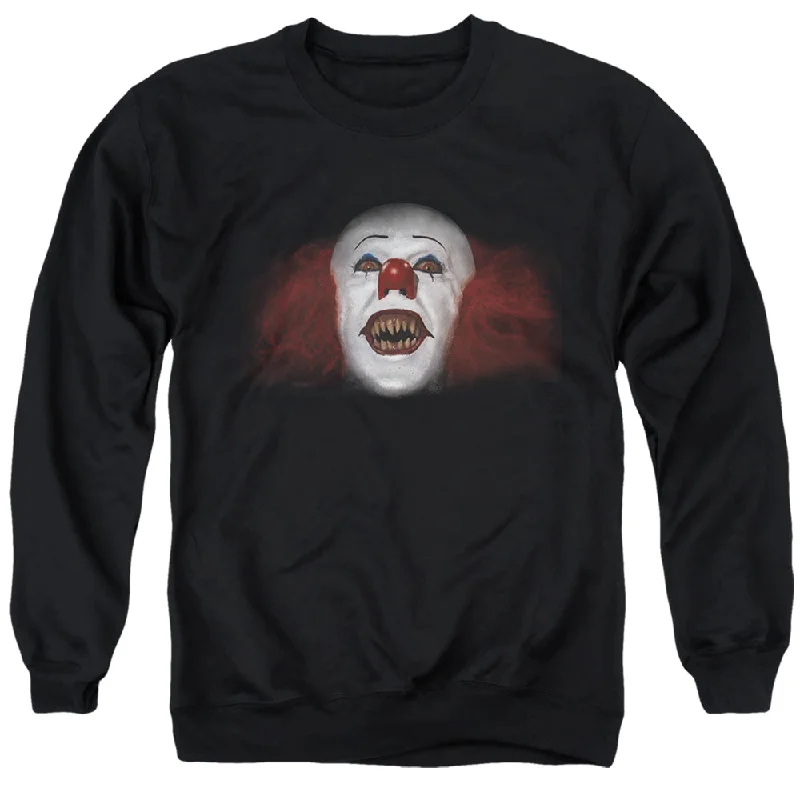 Loyalty Reward IT Movie Sweatshirt Pennywise Fangs Photo Black Pullover