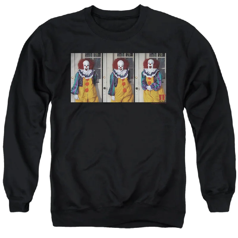 Limited Stock IT Movie Sweatshirt Pennywise Photos Collage Black Pullover