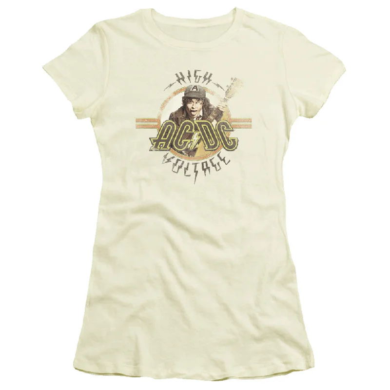 Fantastic Offers Juniors AC/DC T-Shirt Angus High Voltage Shirt