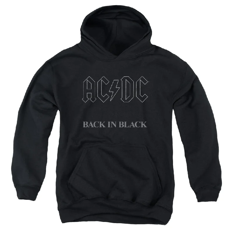 Closeout Kids AC/DC Hoodie Back in Black Youth Hoody