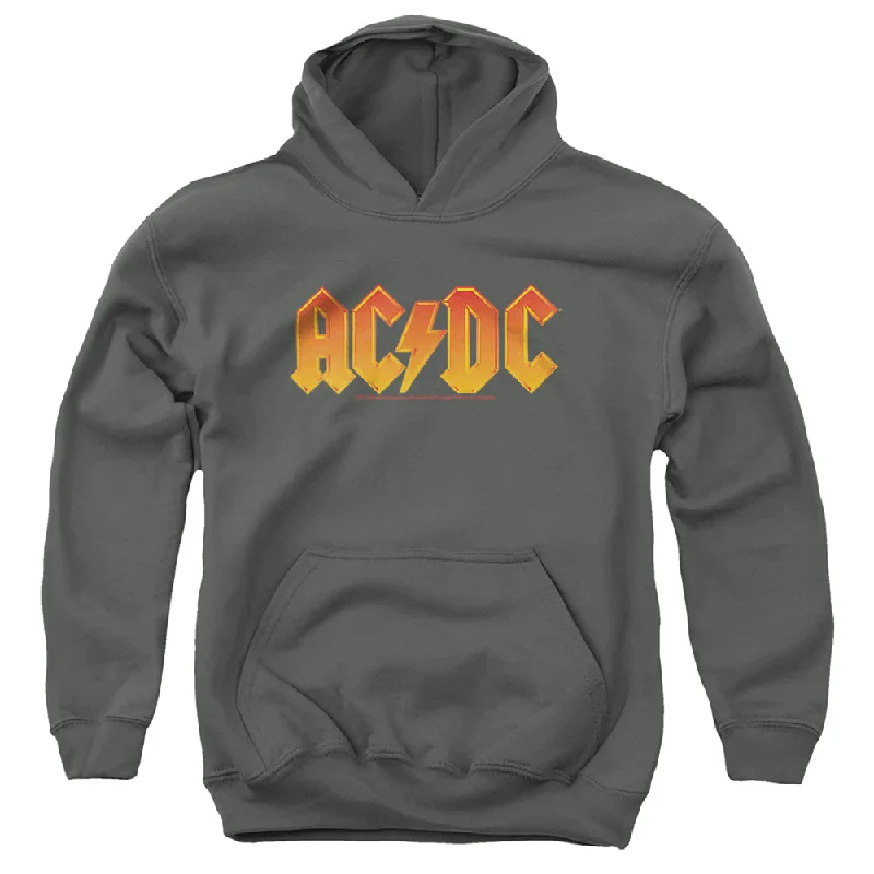 Final Sale Kids AC/DC Hoodie Rocking Thunder Logo Youth Hoody