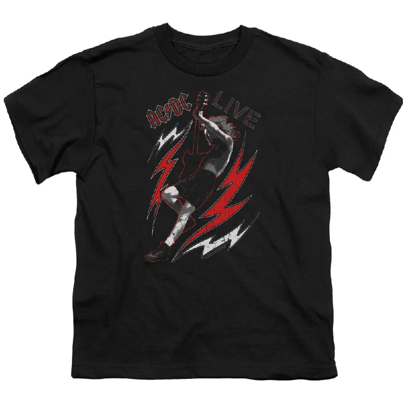 Final Clearance Kids AC/DC T-Shirt Angus Young Live Youth T-shirt