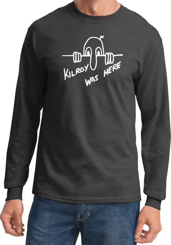 Mega Sale Kilroy was Here Long Sleeve Shirt
