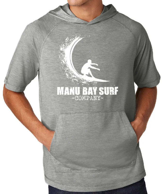 Epic Deals Manu Bay Surf Company WAVE Lightweight Hoodie Tee Shirt