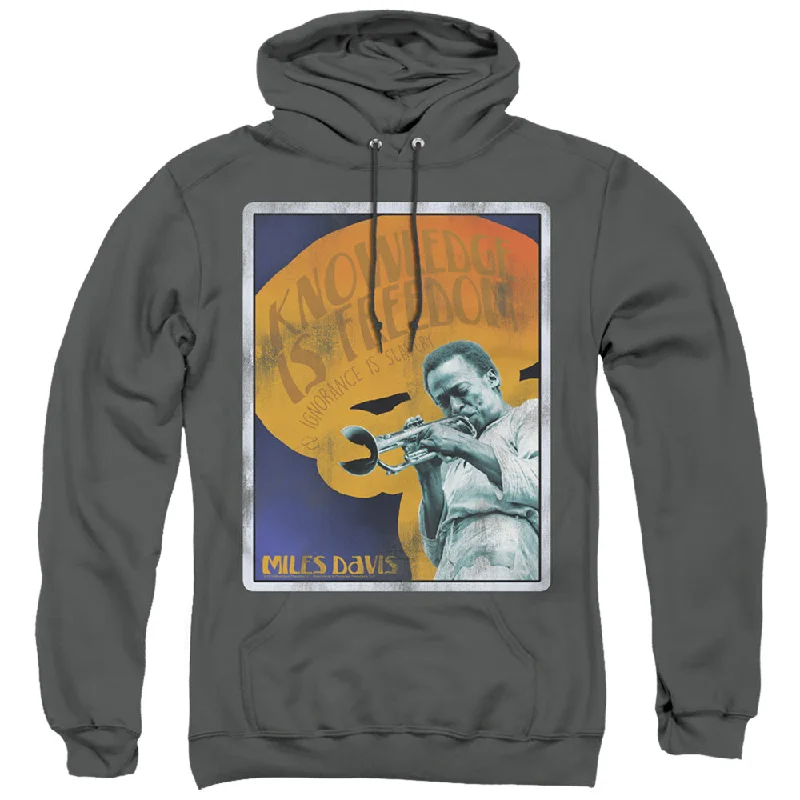 Price Fest Miles Davis Hoodie Knowledge is Freedom Charcoal Hoody