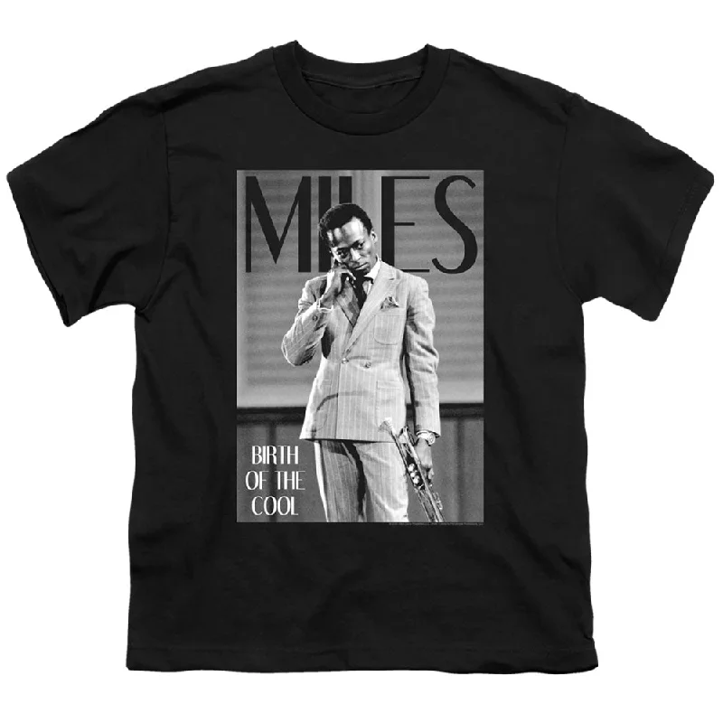 Don't Wait Miles Davis Kids T-Shirt Birth of the Cool Black Tee