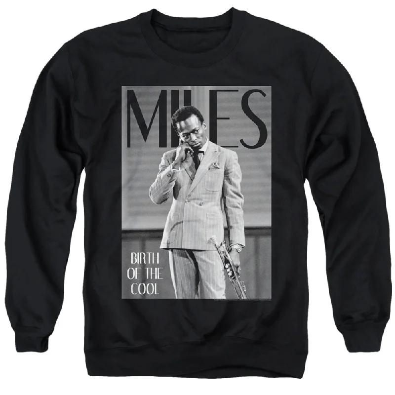 Can't Miss Miles Davis Sweatshirt Birth of the Cool Black Pullover