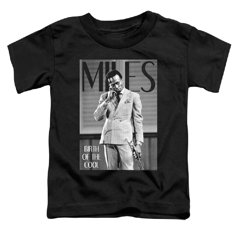 Exclusive Savings Miles Davis Toddler T-Shirt Birth of the Cool Black Tee