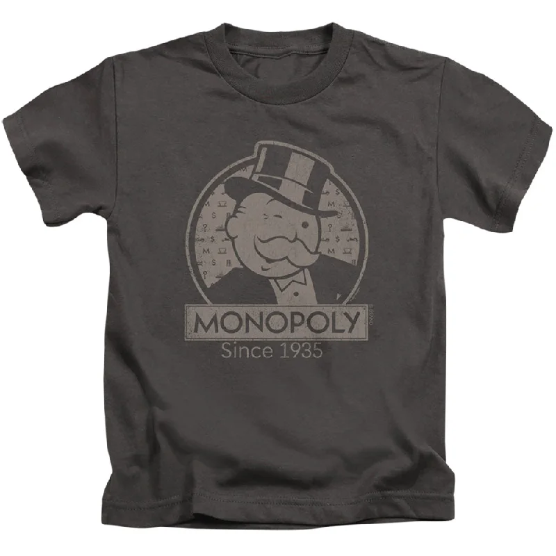 Season Finale Sale Monopoly Boys T-Shirt 85th Anniversary Charcoal Tee