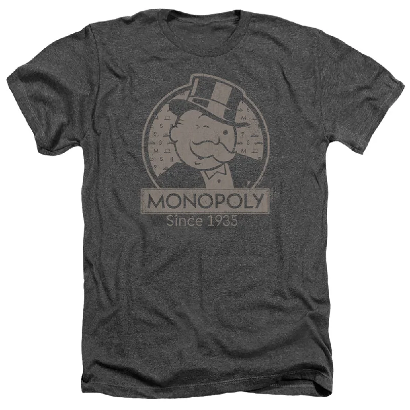 Weekend Flash Sale Monopoly Heather T-Shirt 85th Anniversary Charcoal Tee
