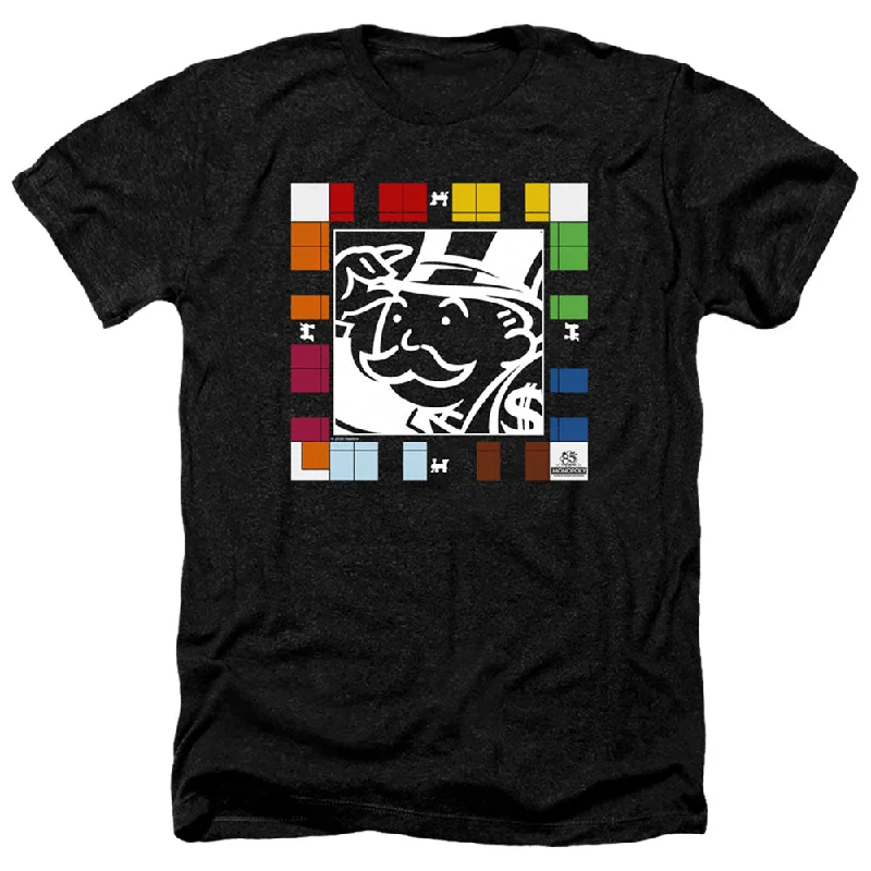 Steals and Deals Monopoly Heather T-Shirt Game Board Black Tee