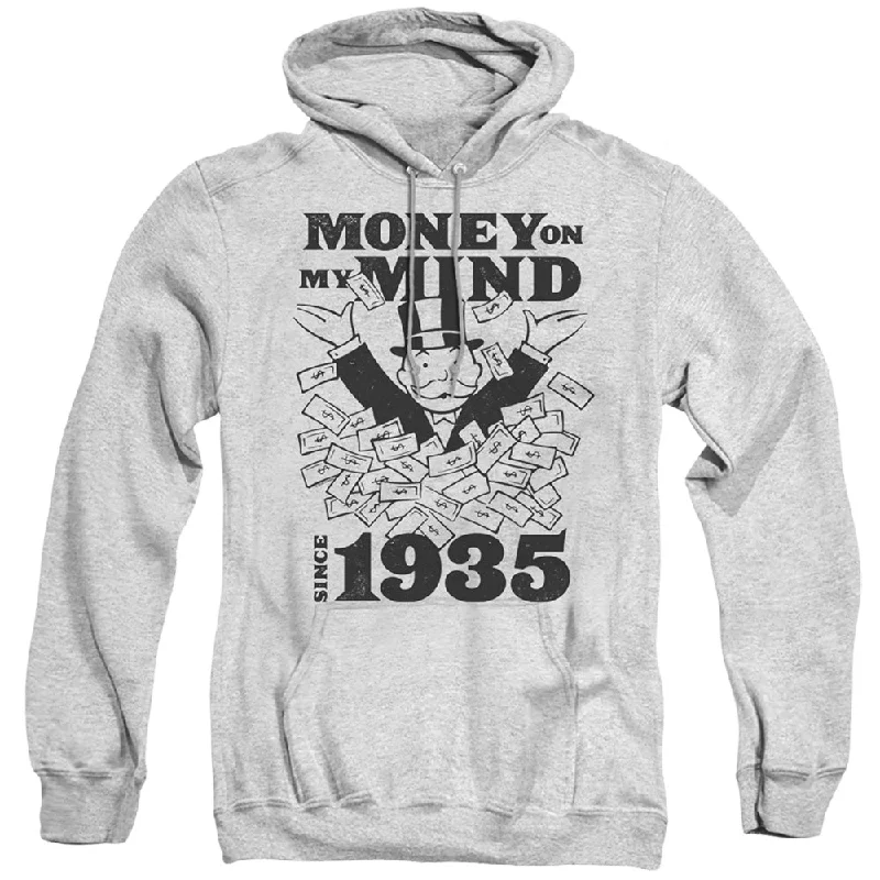 Customer Appreciation Sale Monopoly Hoodie Money on My Mind Athletic Heather Hoody