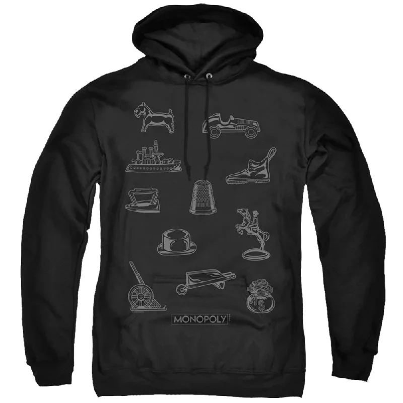 Today’s Deal Monopoly Hoodie Tokens Black Hoody
