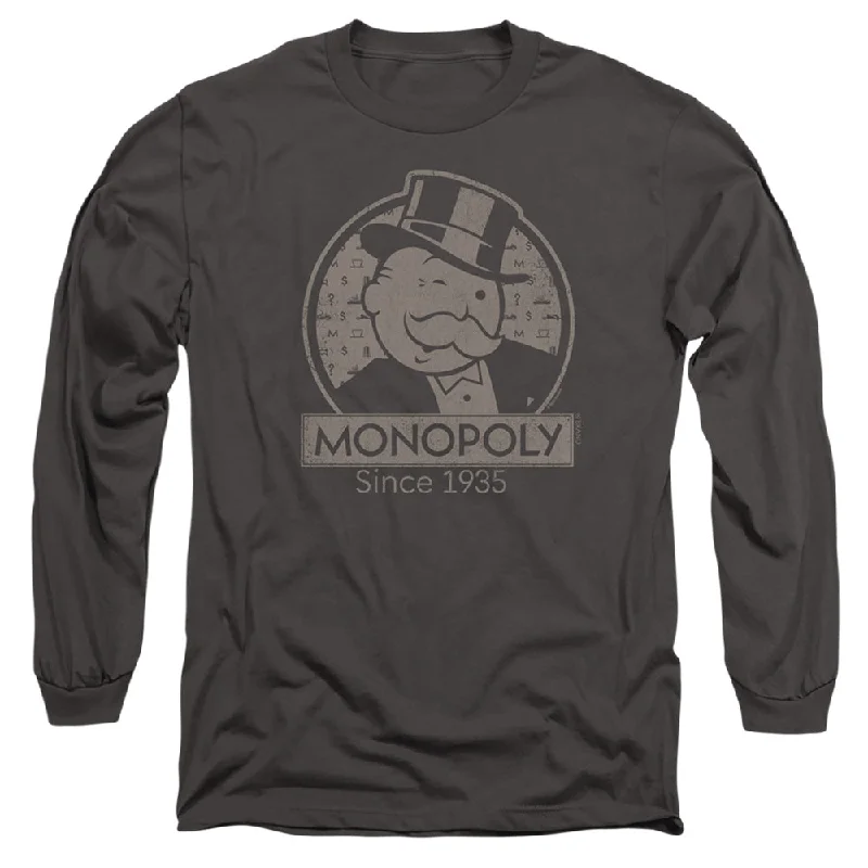 Anniversary Sale Monopoly Long Sleeve T-Shirt 85th Anniversary Charcoal Tee