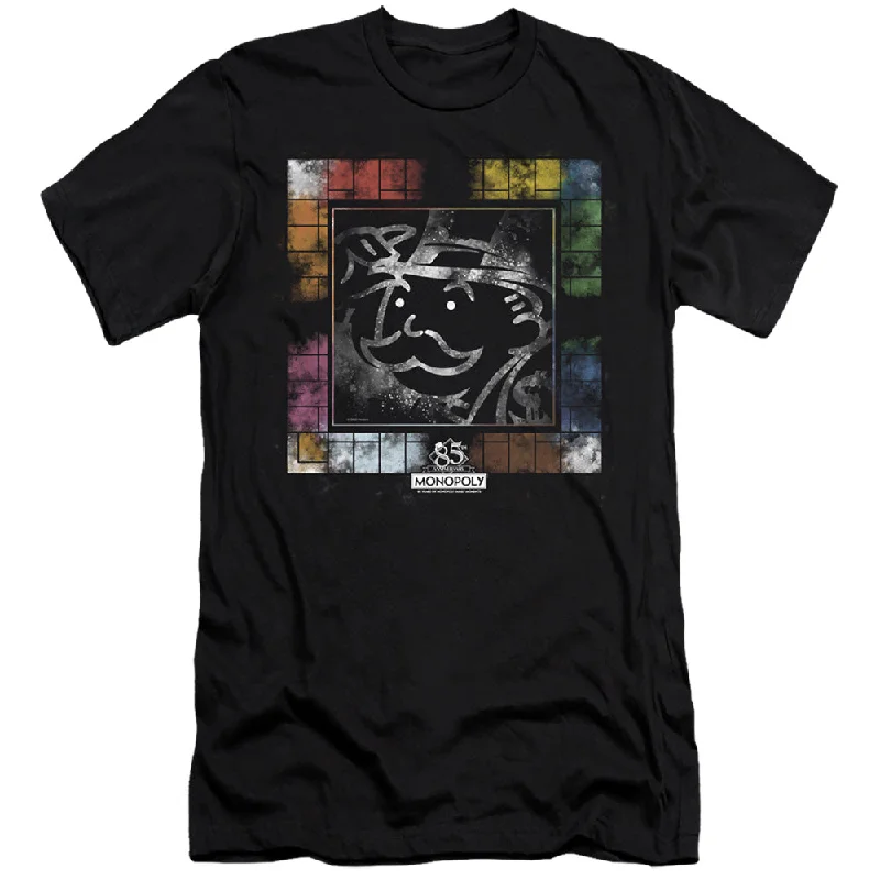 Exclusive Access Monopoly Premium Canvas T-Shirt Vintage Game Board Black Tee