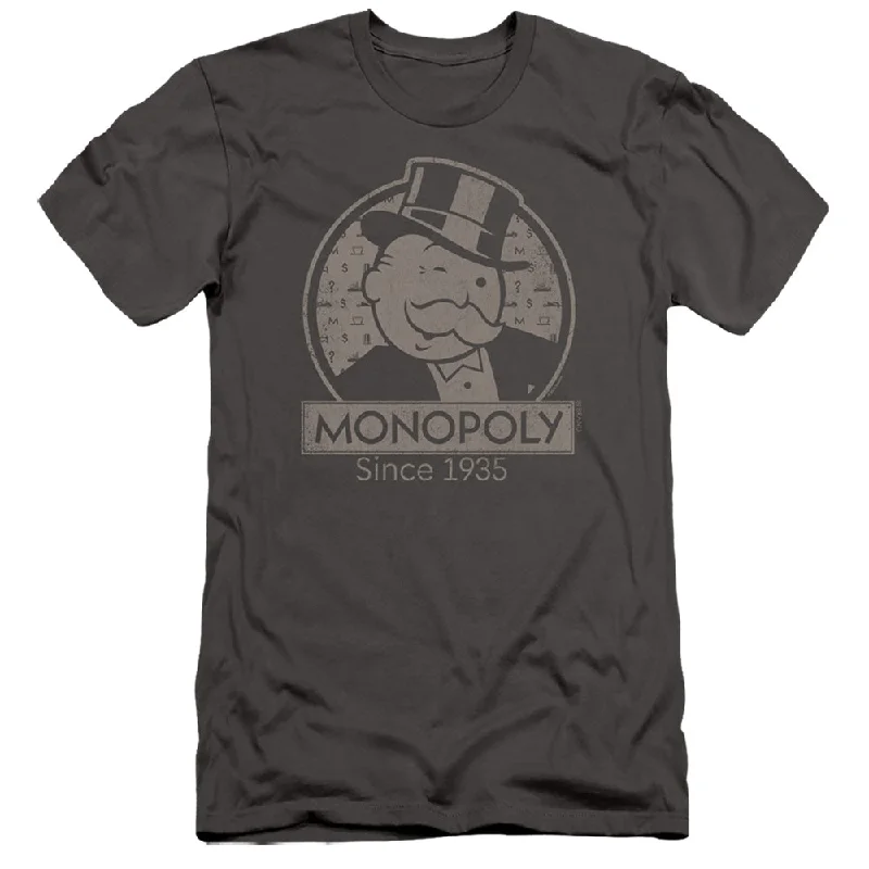 Loyalty Reward Monopoly Slim Fit T-Shirt 85th Anniversary Charcoal Tee