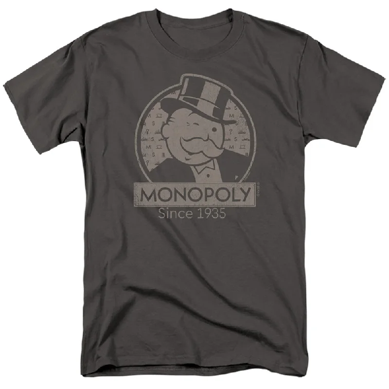 Online Exclusive Monopoly T-Shirt 85th Anniversary Charcoal Tee
