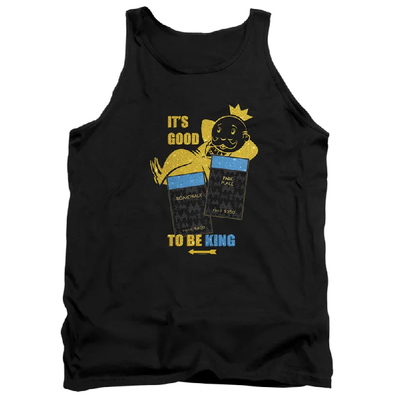 Super Sale Monopoly Tanktop Good to be King Black Tank