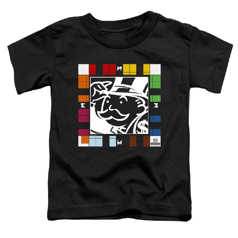 Unbeatable Prices Monopoly Toddler T-Shirt Game Board Black Tee