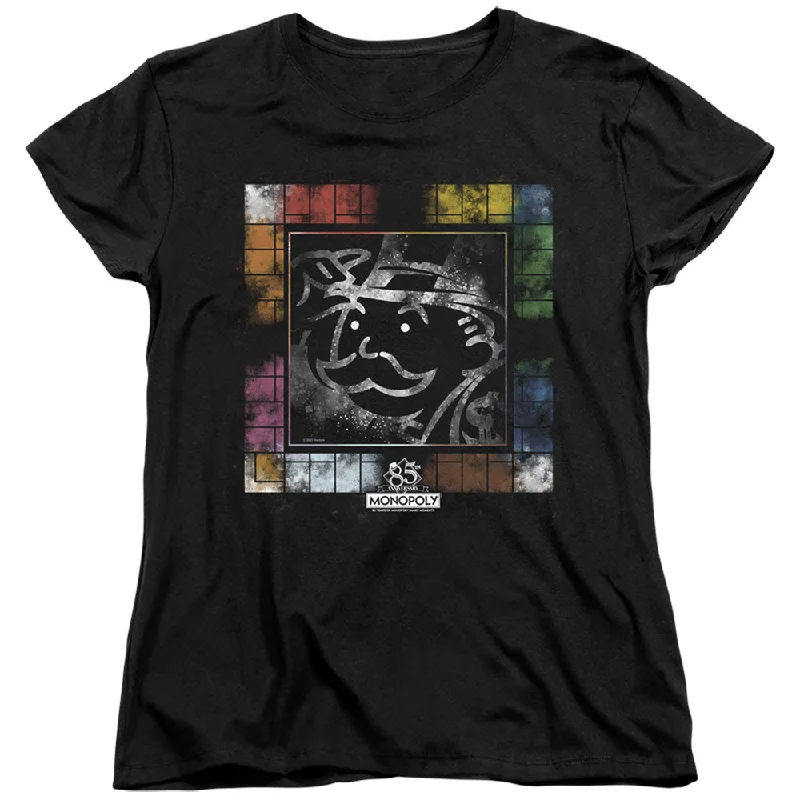 Today’s Special Monopoly Womens T-Shirt Vintage Game Board Black Tee