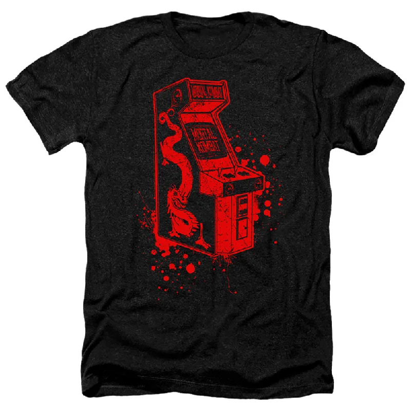 Limited Availability Mortal Kombat Klassic Heather T-Shirt Arcade Game Black Tee