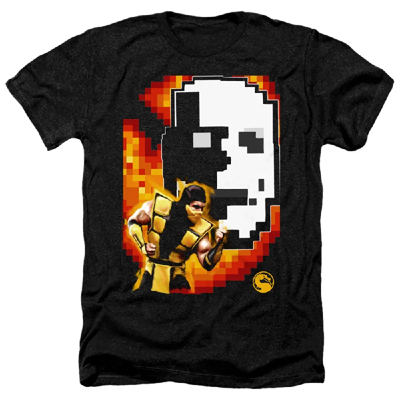 Crazy Savings Mortal Kombat Klassic Heather T-Shirt Scorpion Black Tee